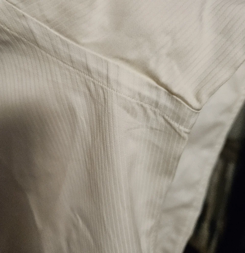 Giorgio Armani Whitr Button Down Dress Shirt Size 39 - 15 1/2 - Picture 6 of 6